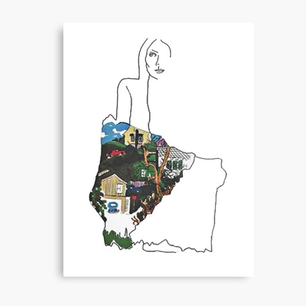 Ladies of Canyon Joni Mitchell Folk Metal Print