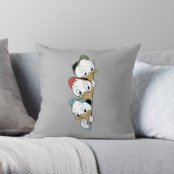 Riri, Fifi et Loulou curieux Coussin