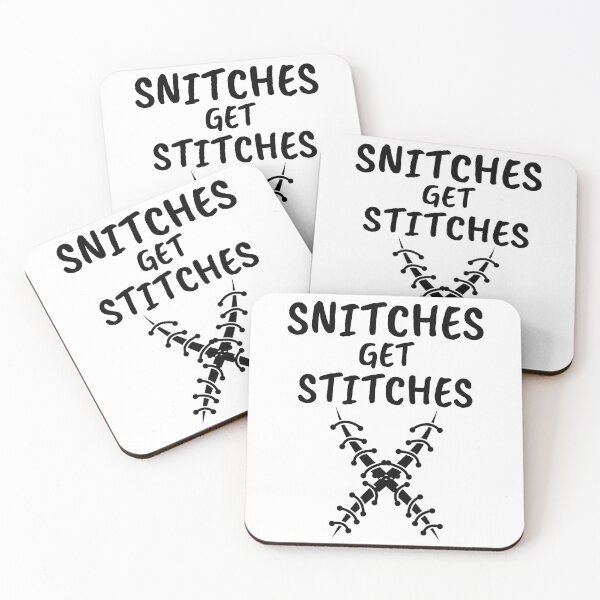 Item preview, Snitches get Stitches - X designed and sold by RIVEofficial.