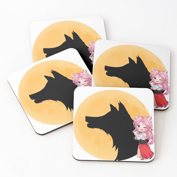 Item preview, cute wolf girl designed and sold by Werewolf-Party.