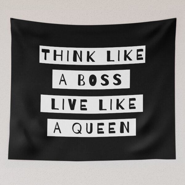 Item preview, Think Like A Boss Live Like A Queen designed and sold by m95sim.