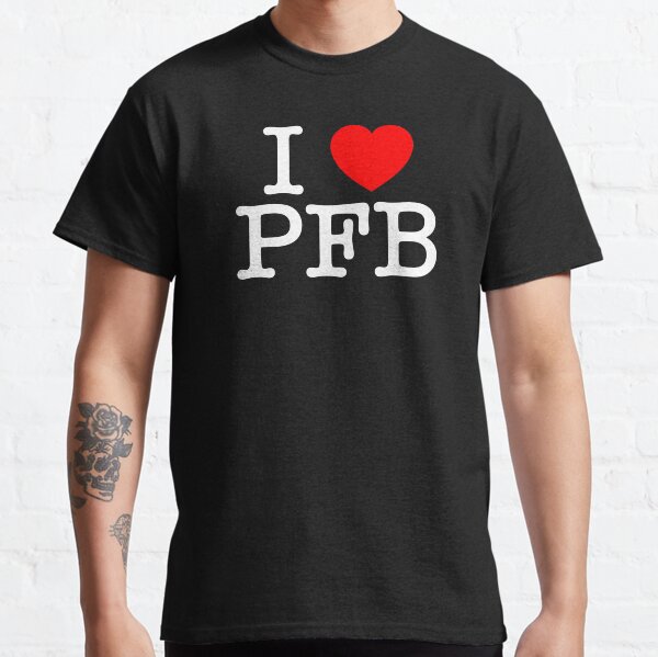 I Love Plastic Fauxno Band - White Print Classic T-Shirt