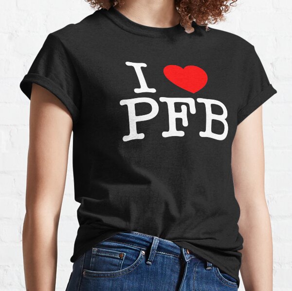 I Love Plastic Fauxno Band - White Print Classic T-Shirt