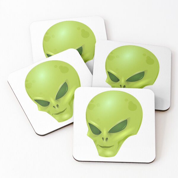 Item preview, CREEPY HALLOWEEN ALIEN FACE designed and sold by Fun&SassyHomeDecor.