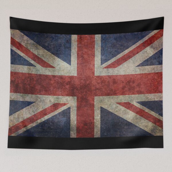 Item preview, A grunge looking distressed Union Jack uk version designed and sold by gut2000.