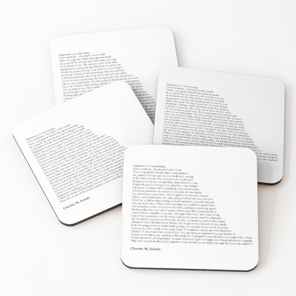 Item preview, Charles M. Schulz Quotes designed and sold by Miguel Queiruga.
