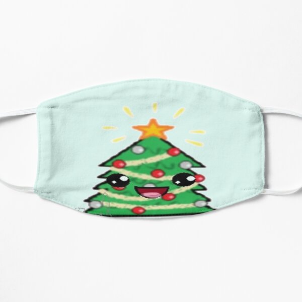Kawaii Christmas Tree Flat Mask
