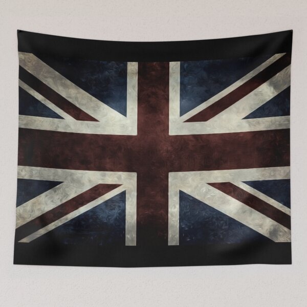 Item preview, A grunge looking distressed Union Jack uk version designed and sold by gut2000.