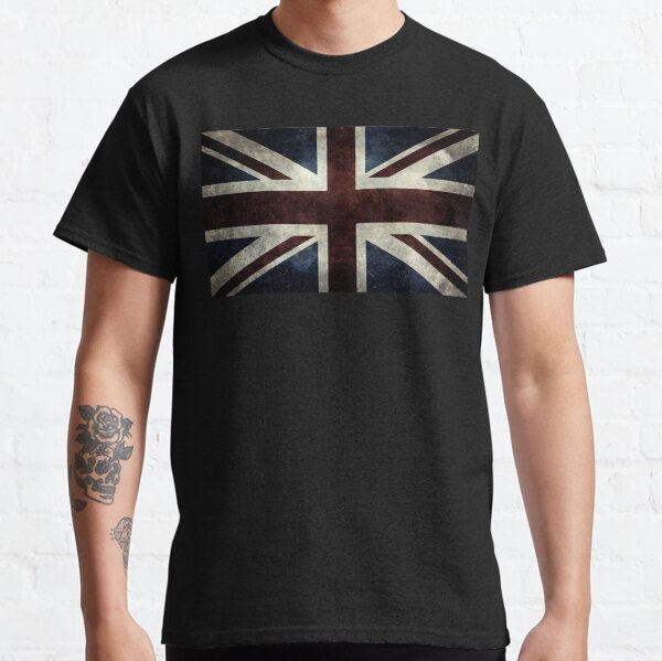 A grunge looking distressed Union Jack uk version Classic T-Shirt