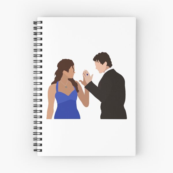 Item preview, Damon and Elena at Miss Mystic Falls designed and sold by linaxdraws.