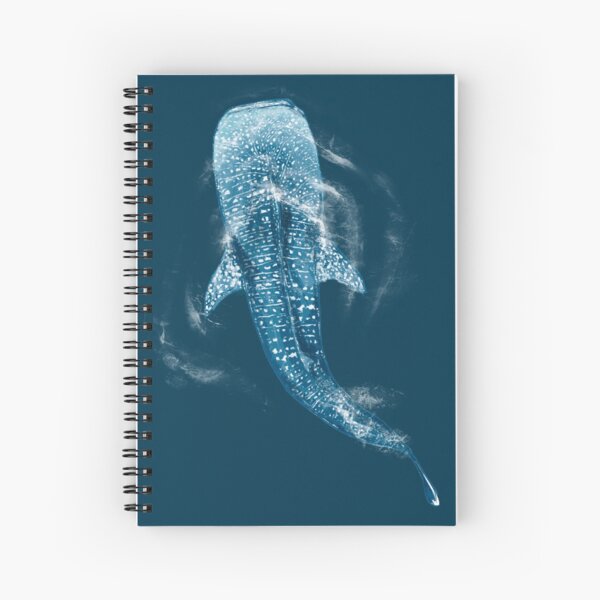 Whale Shark Surfacing Spiral Notebook