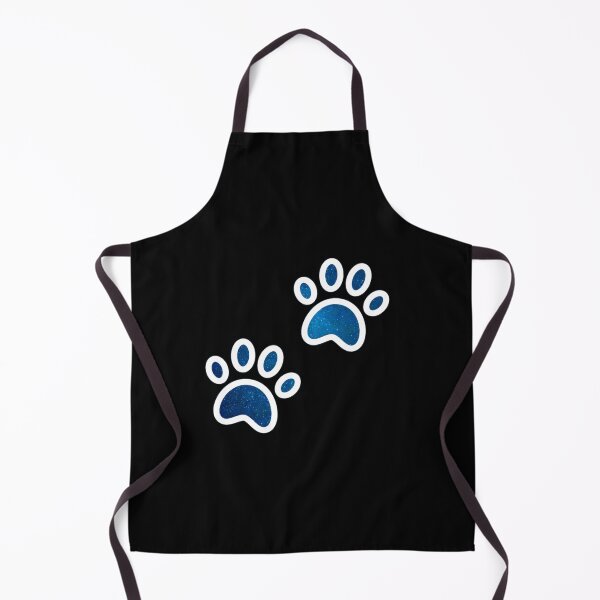 Item preview, sparkling blue dog paw print designed and sold by HR-the-Chemist.