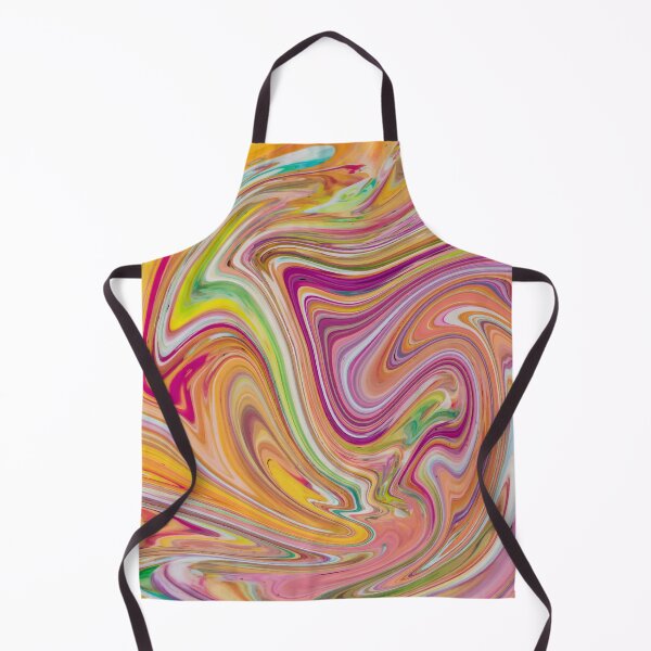 Item preview, Multicolored paint flow orange purple designed and sold by amagaclothing.