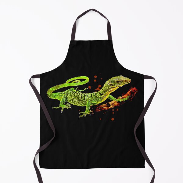 Artikelvorschau, Green Tree Monitor Aquarell Reptilienhalter entworfen und verkauft von JRRTs.