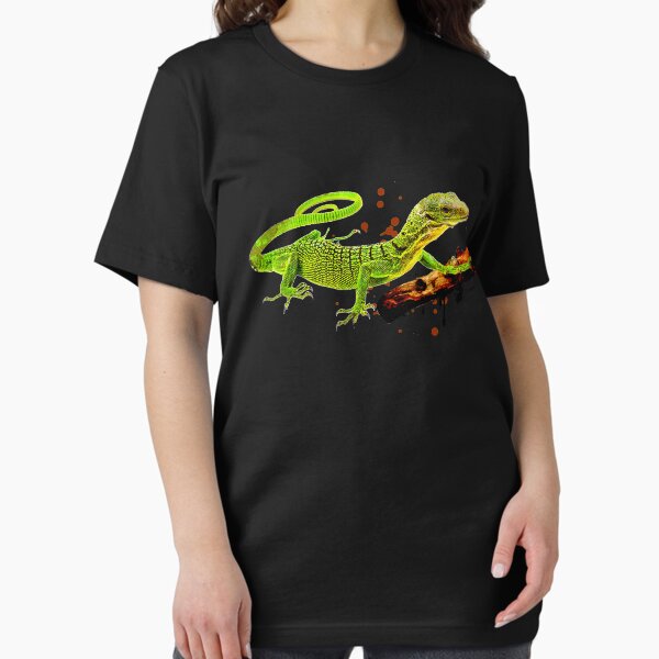 Item preview, Green Tree Monitor Watercolor Reptile Keeper designed and sold by JRRTs.