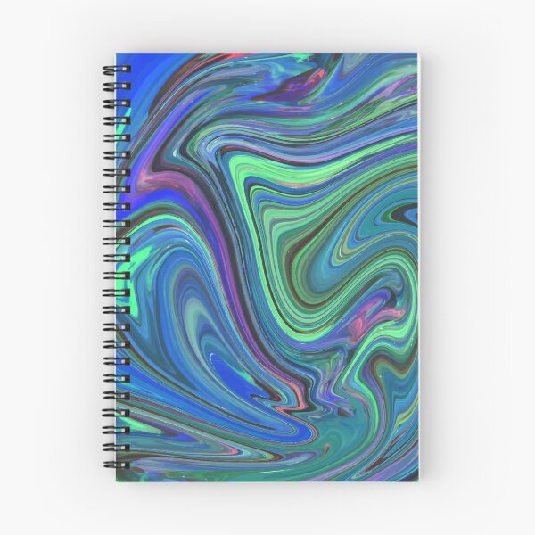 Item preview, Blue green color flow designed and sold by amagaclothing.