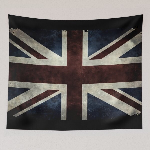 Item preview, A grunge looking distressed Union Jack uk version designed and sold by gut2000.