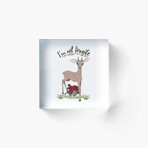 Item preview, Dik-dik is not fragile, dik-dik is tired of your bullshit.  designed and sold by Petra Vitéz.