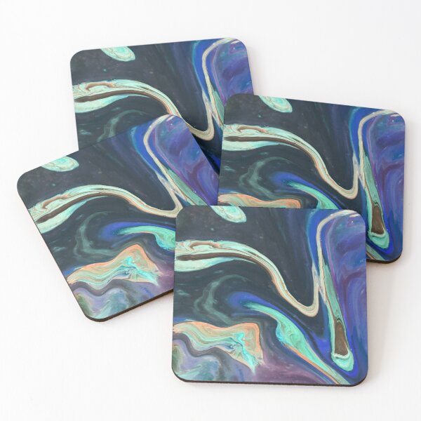 Item preview, Color flow balu turquoise designed and sold by amagaclothing.