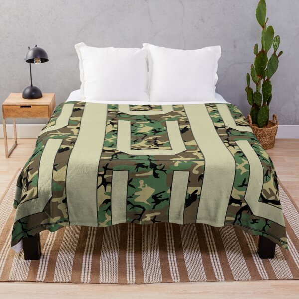 Item preview, Letter "U" Military Camo Stencil font designed and sold by 65 MCMLXV.