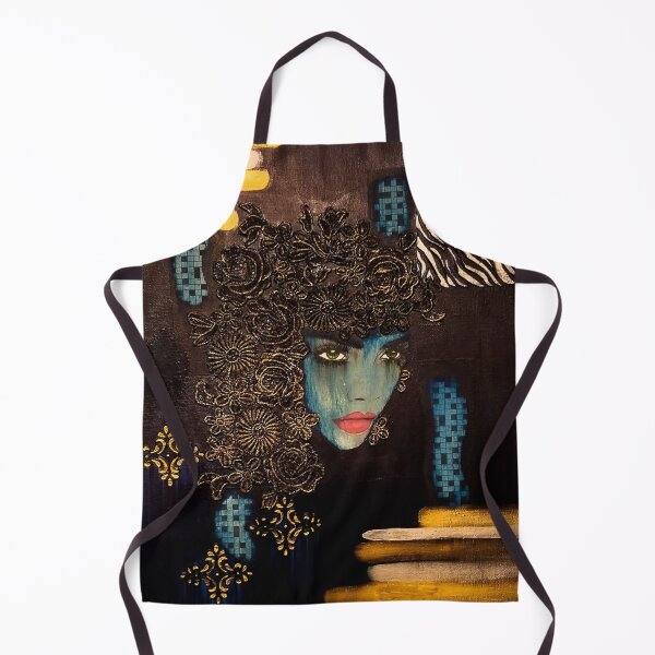 Item preview, Large Blue Lady Painting designed and sold by DEBORAH CROSS.