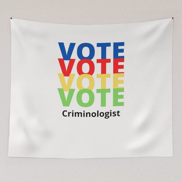 Item preview, Vote Criminologist designed and sold by majeed10.