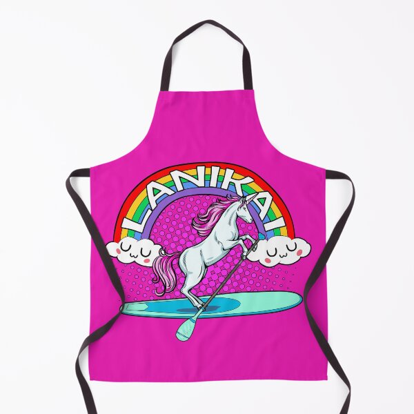Item preview, Lanikai Beach Hawaii Rainbow Unicorn Paddle Board uwu designed and sold by LocalKineStuffs.