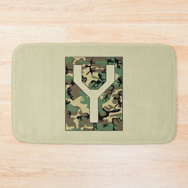 Item preview, Letter "Y" Military Camo Stencil font designed and sold by 65 MCMLXV.