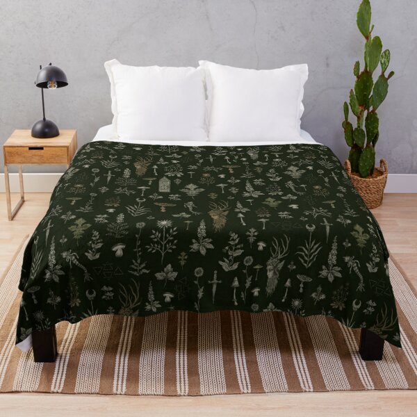 Green Black Camouflage Fleece Throw Blanket Fish Camo American Flag Throw  Blanket for Bed Sofa Couch Room Farmhouse Fishing Decor Plush Blanket Wild