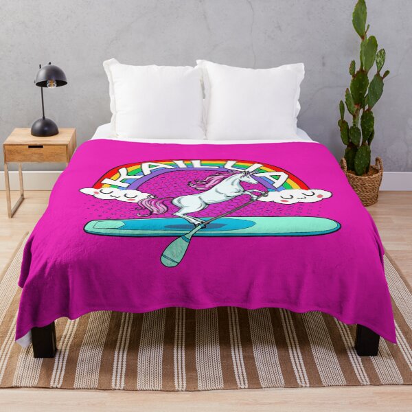 Item preview, Kailua Hawaii Rainbow Unicorn Paddle Board uwu designed and sold by LocalKineStuffs.