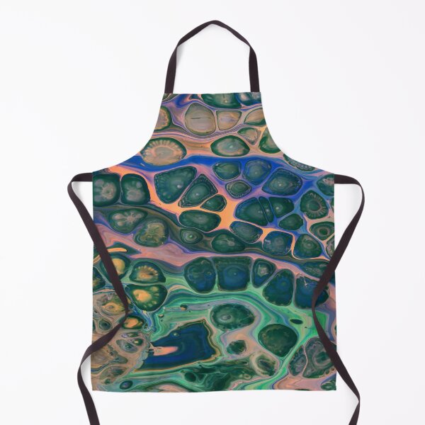 Item preview, Color flow blue orange green ammonite designed and sold by amagaclothing.