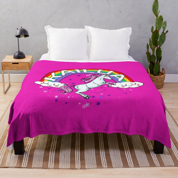 Item preview, Kailua Hawaii uwu Rainbow Unicorn with Stars designed and sold by LocalKineStuffs.