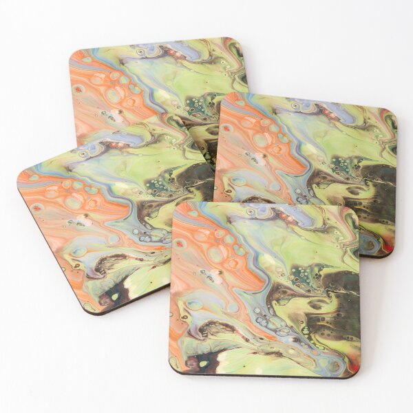 Item preview, Color flow yellow orange green designed and sold by amagaclothing.