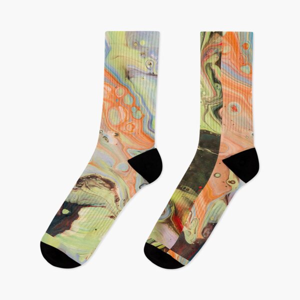 Item preview, Color flow yellow orange green designed and sold by amagaclothing.