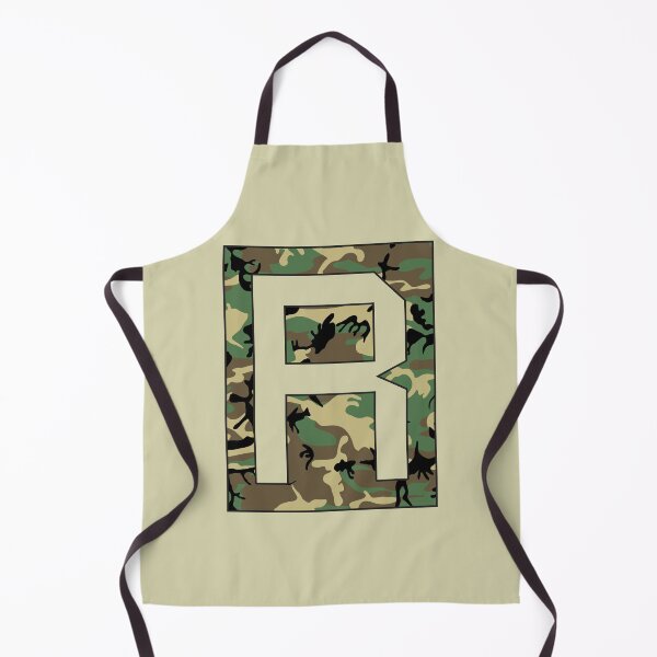 Item preview, Letter "R" Military Camo Stencil font designed and sold by 65 MCMLXV.