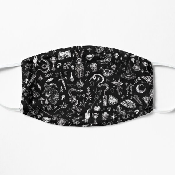 Salem Witch in Black Flat Mask