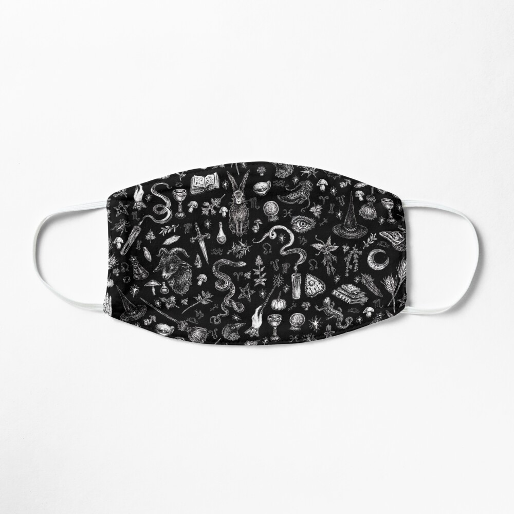 Salem Witch in Black Mask