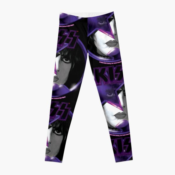 KISS ® the band - Starchild Purple Logo Leggings