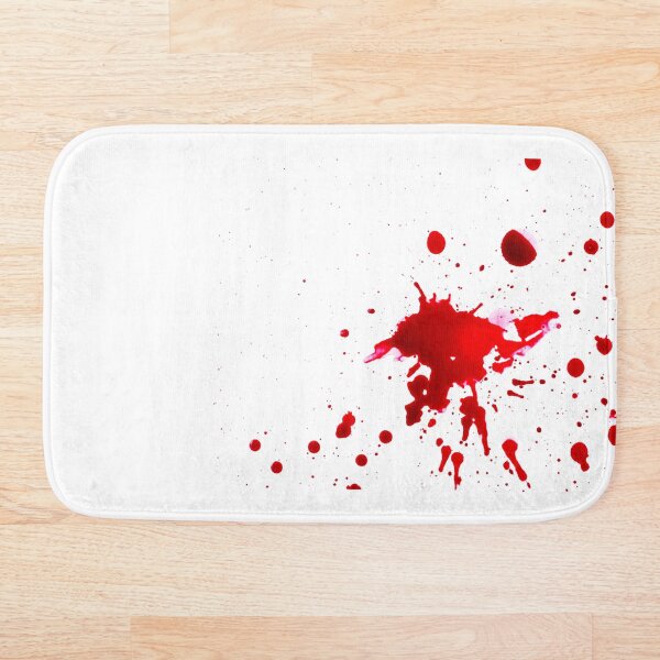 Blood Splatter 2 Bath Mat
