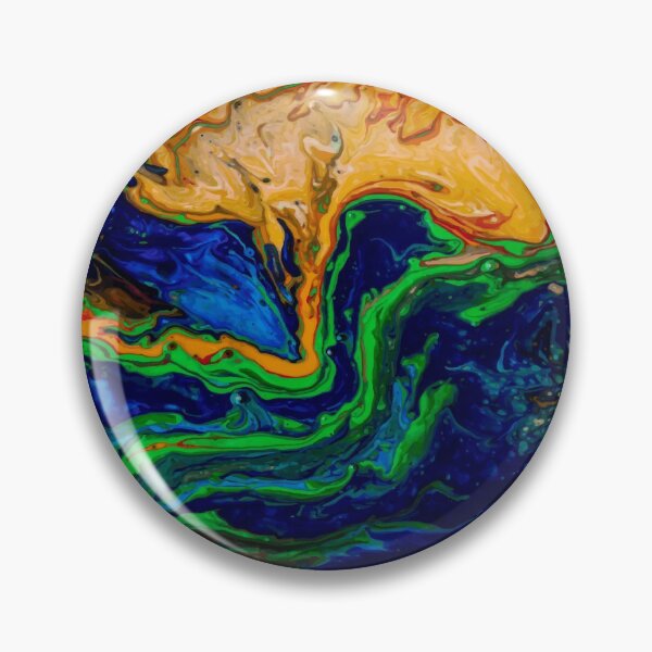 Item preview, Color flow orange blue green red designed and sold by amagaclothing.