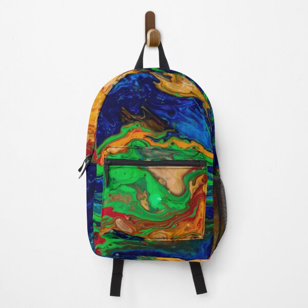 Item preview, Color flow orange blue green red designed and sold by amagaclothing.