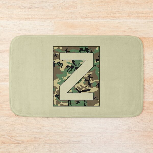 Item preview, Letter "Z" Military Camo Stencil font designed and sold by 65 MCMLXV.