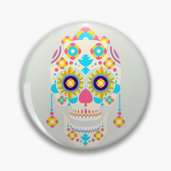 Item preview, Smiley Skull designed and sold by LADYGOODMOOD.