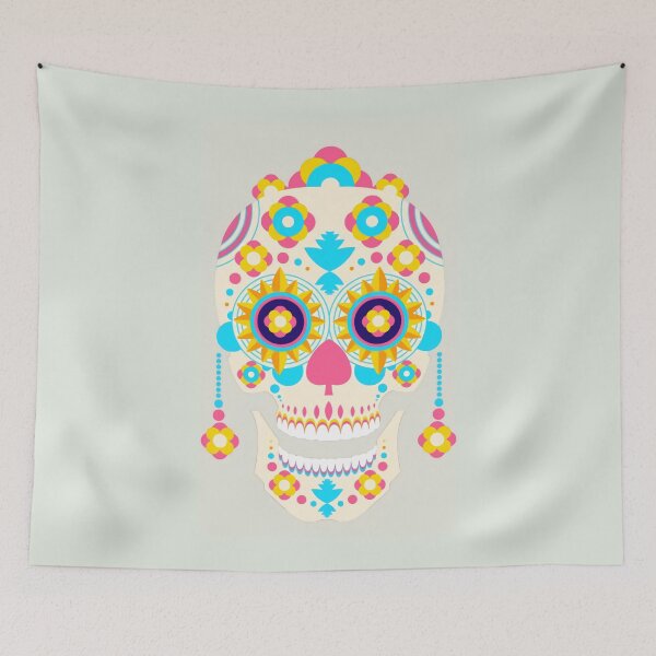 Item preview, Smiley Skull designed and sold by LADYGOODMOOD.