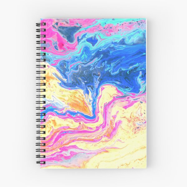 Item preview, Color flow blue yellow pink designed and sold by amagaclothing.
