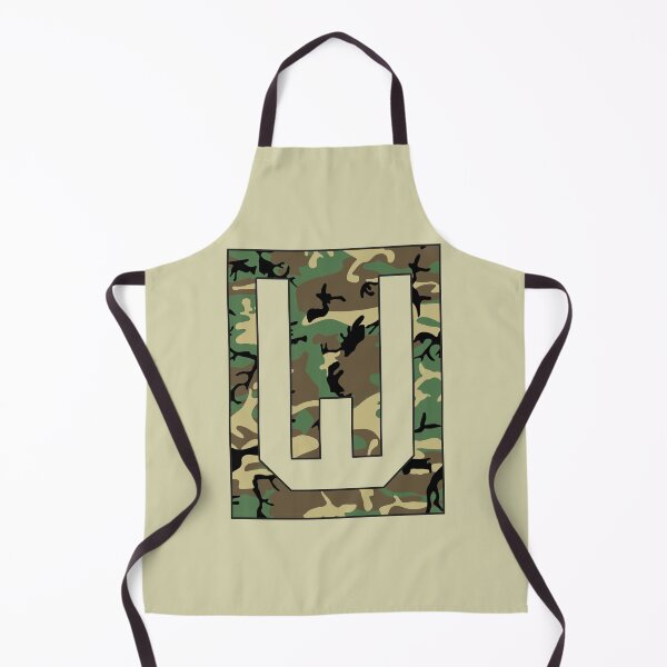 Item preview, Letter "W" Military Camo Stencil font designed and sold by 65 MCMLXV.