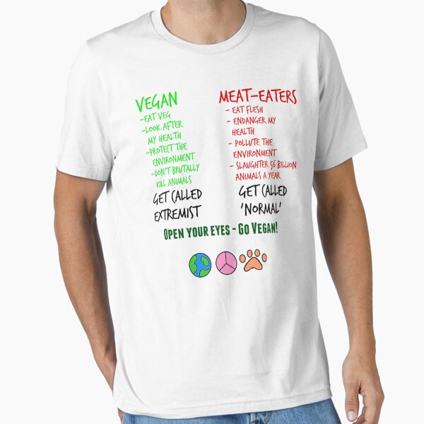 Go Vegan T-Shirt. For Your Health Vegan Tee Go Vegan T-Shirt. For Your Health Vegan Tee