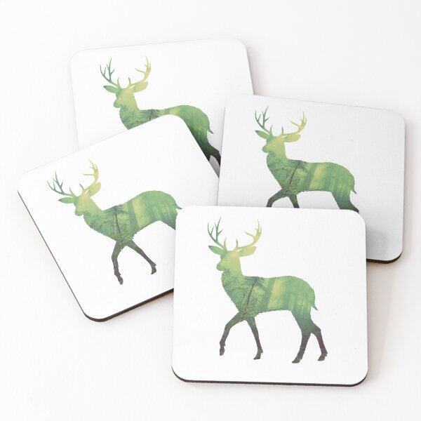 Item preview, Forest deer silhouette designed and sold by Misschemical.