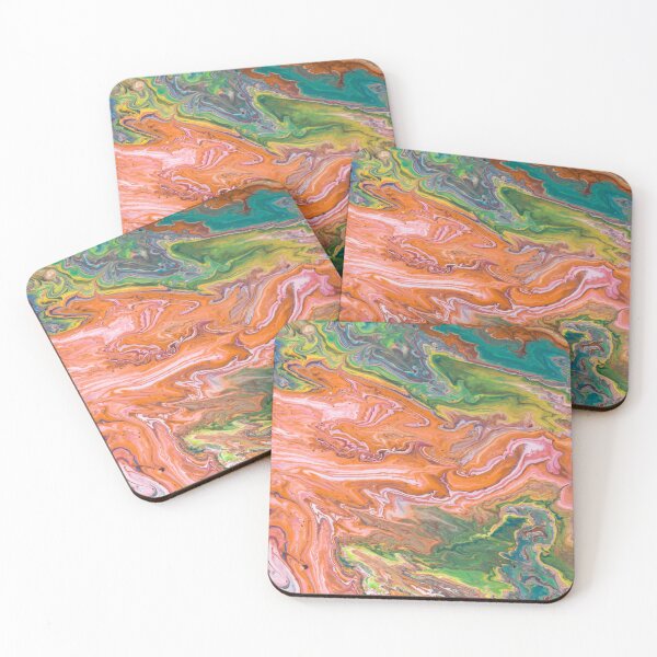 Item preview, Color flow orange brown green autumn designed and sold by amagaclothing.