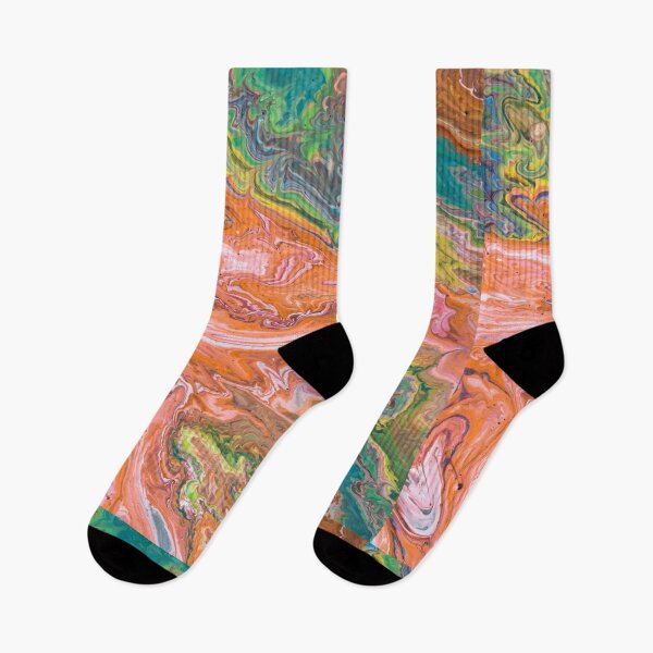 Item preview, Color flow orange brown green autumn designed and sold by amagaclothing.